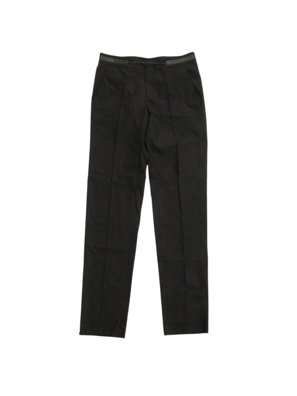 Gucci Lambskin Tape Pants Trousers Buckle Sheep Leather Switch Vintage Archive
